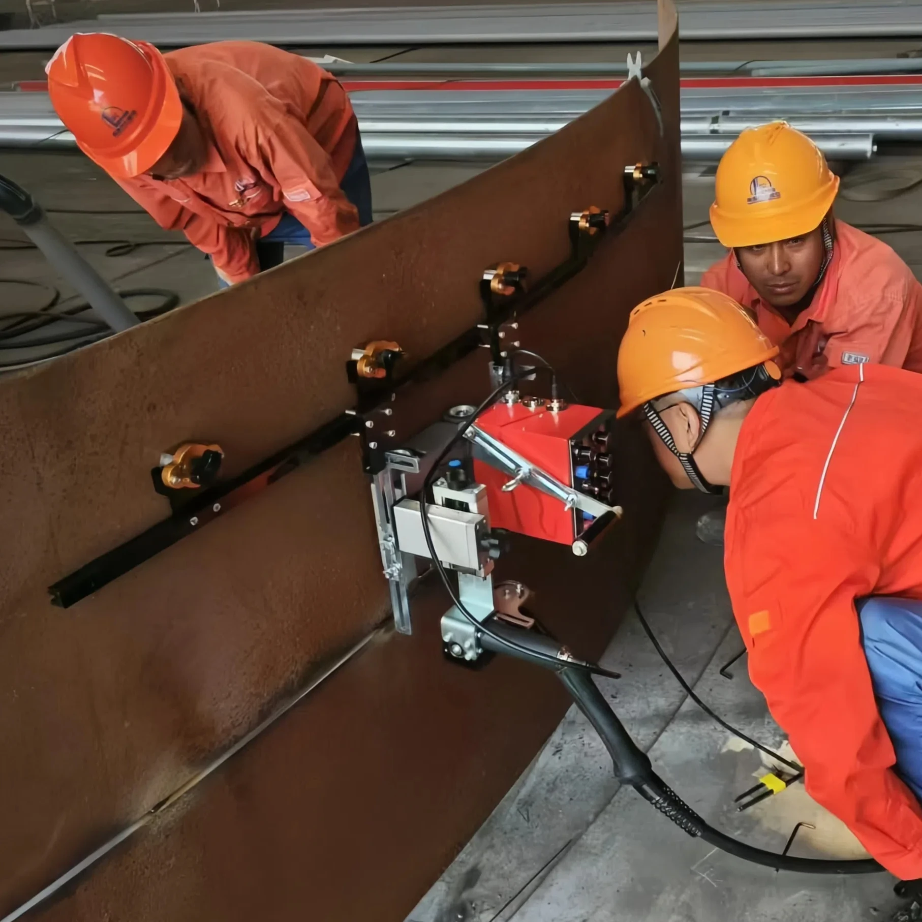Wholesale Welder Equipment Pipe Mig Portable Welding Machine Welding Trolley Welder Robot For Standing Butt Welding