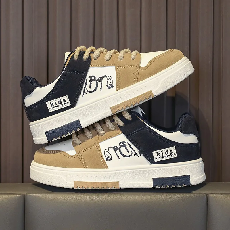 Moda dla dzieci skórzane obuwie codzienne dla chłopców sneakersy studenckie antypoślizgowe wodoodporne Sport Tenis dzieci nowe dzieci buty
