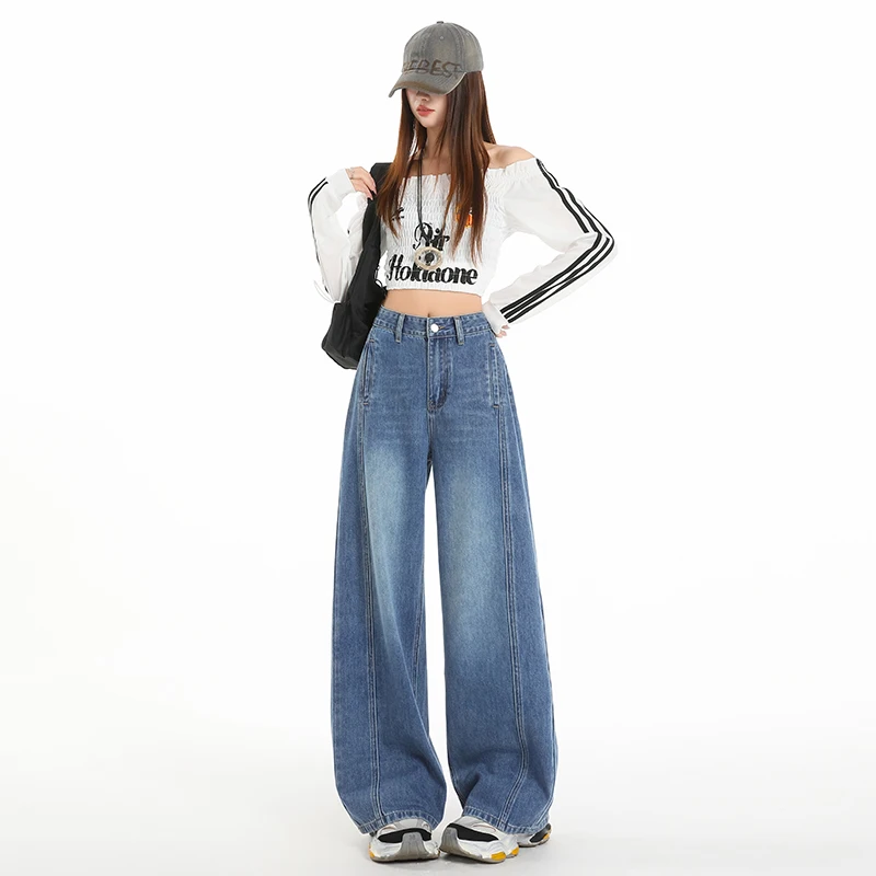 

Новые осенние женские джинсы 2025 года: укороченные, прямые, с высокой талией, свободного кроя, стройнящие и стильные, с эффектом подтяжки ягодиц, подходят для повседневной носки.