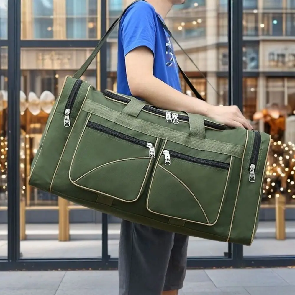 

Large Capacity Travel Duffel Bag Oxford Cloth Waterproof Large Travel Bag Multi-pocket Durable Gym Bag Gym Workouts