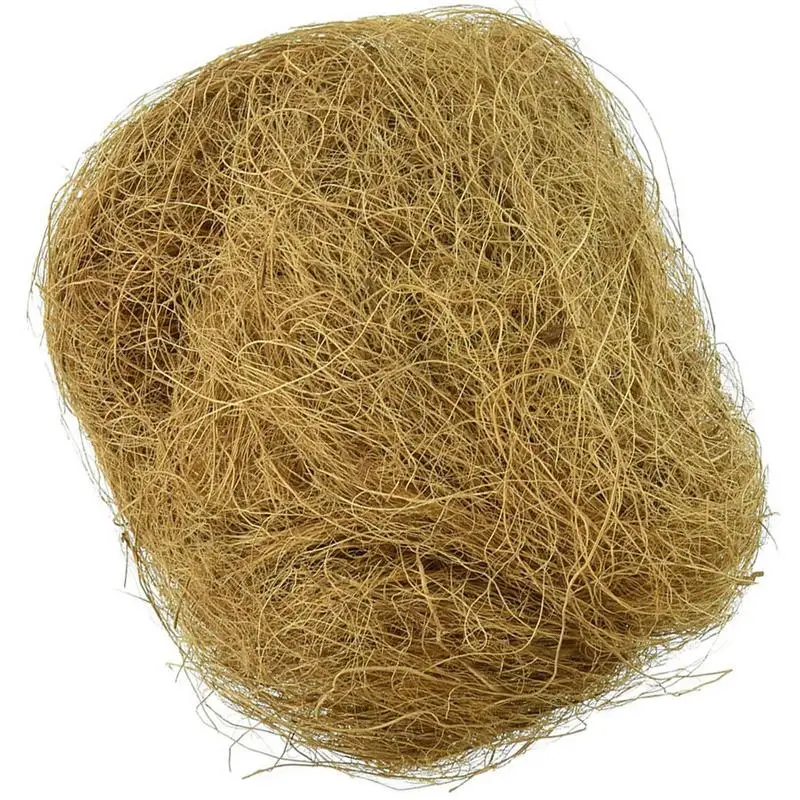 100g Natural Coconut Husk Fiber Flowerpot Cover Craft Insect-proof Protect Flower Plant Soil Keep Warm Reptile Bedding Bird Nest