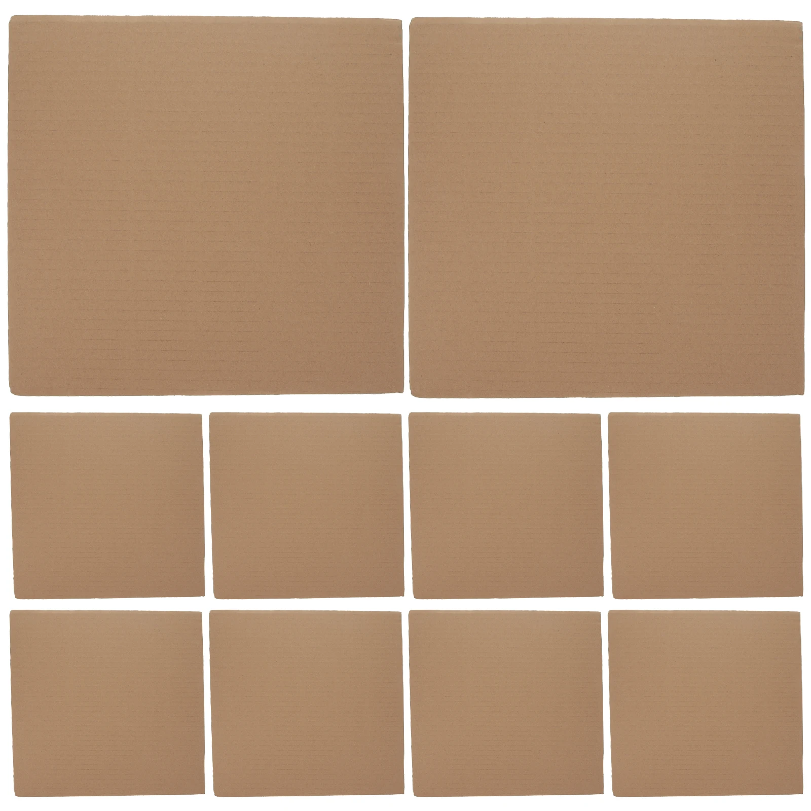 

12pcs Cardboard Crafts 30x30cm Paperboard Projects Thicken Flat Inserts Box Double Sided Gifts Packaging Material diy craft