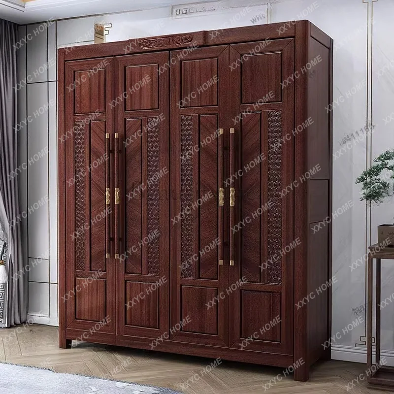 Luxury Long Vanity Wardrobes Closet Vintage Large Wooden Adult Wardrobes Closet Space Saving Armadio Guardaroba Furniture Home