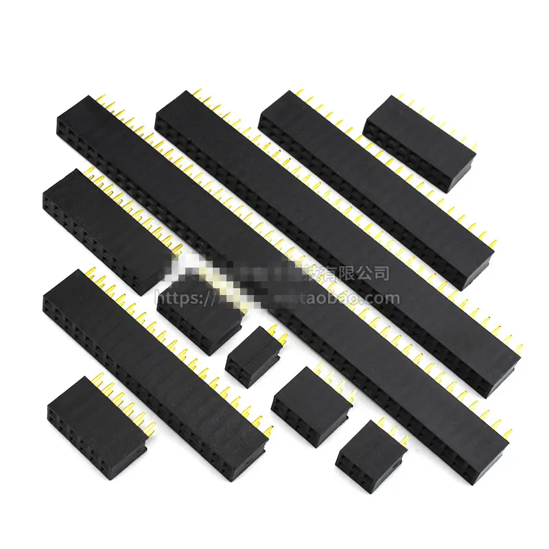 10pcs 2mm 2.0mm Pitch 2x20 Pin 40 Pin Female Double Row Straight Pin Header Strip 40P Socket Connector