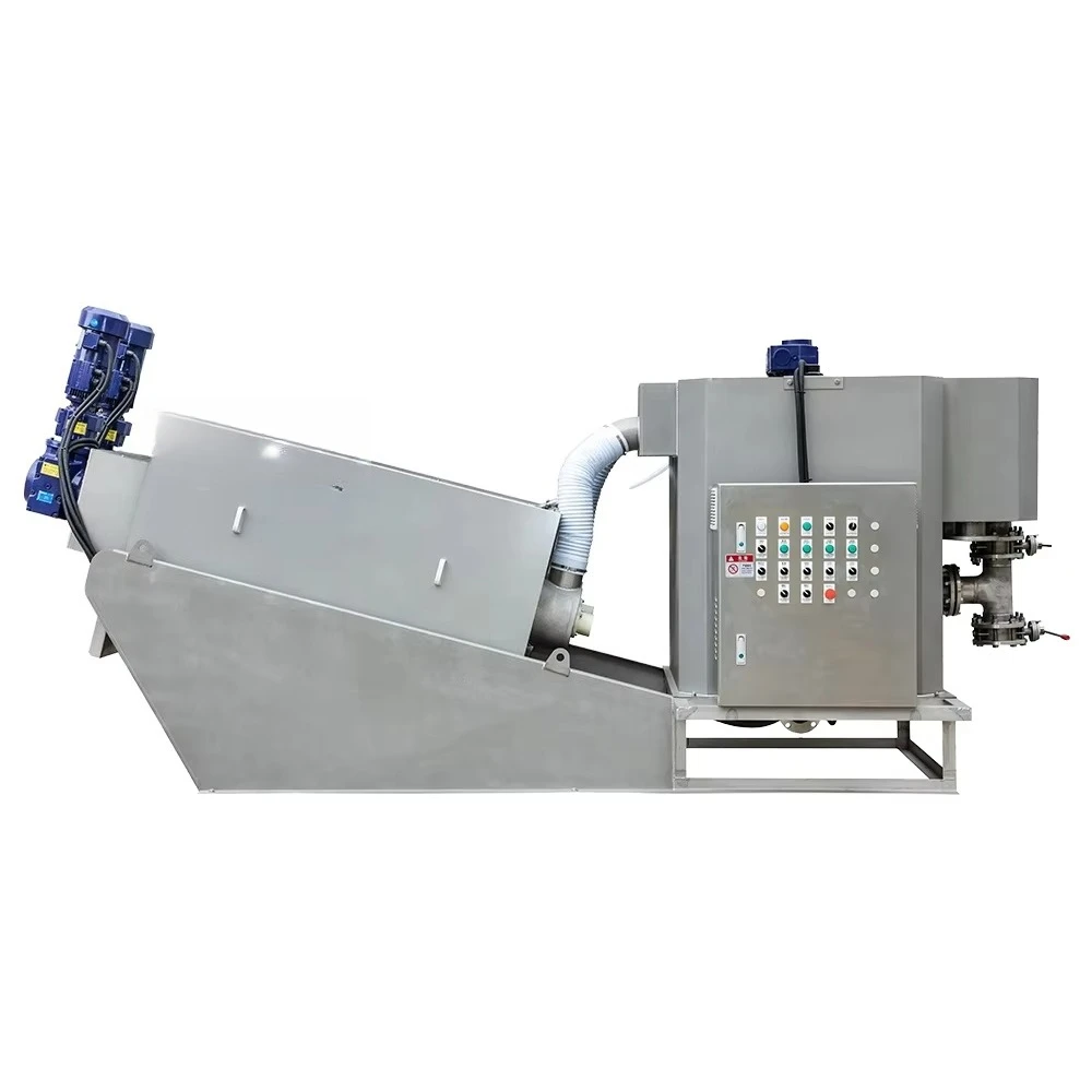 Screw Press Sludge Dewatering Machine Automatic Sludge Treatment Equipment 4000L/Hour for Municipal Industrial