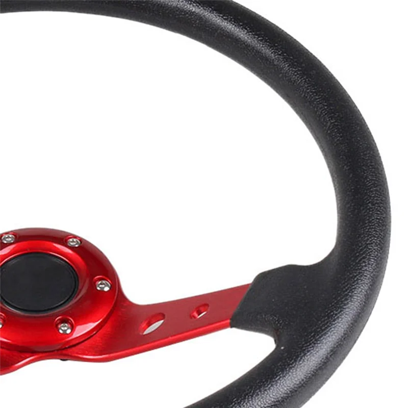

A80X-For Logitech G29 G920 G923 Racing Game, Racing Steering Wheel Gaming Steering Wheel Universal , 14 Inch 350Mm