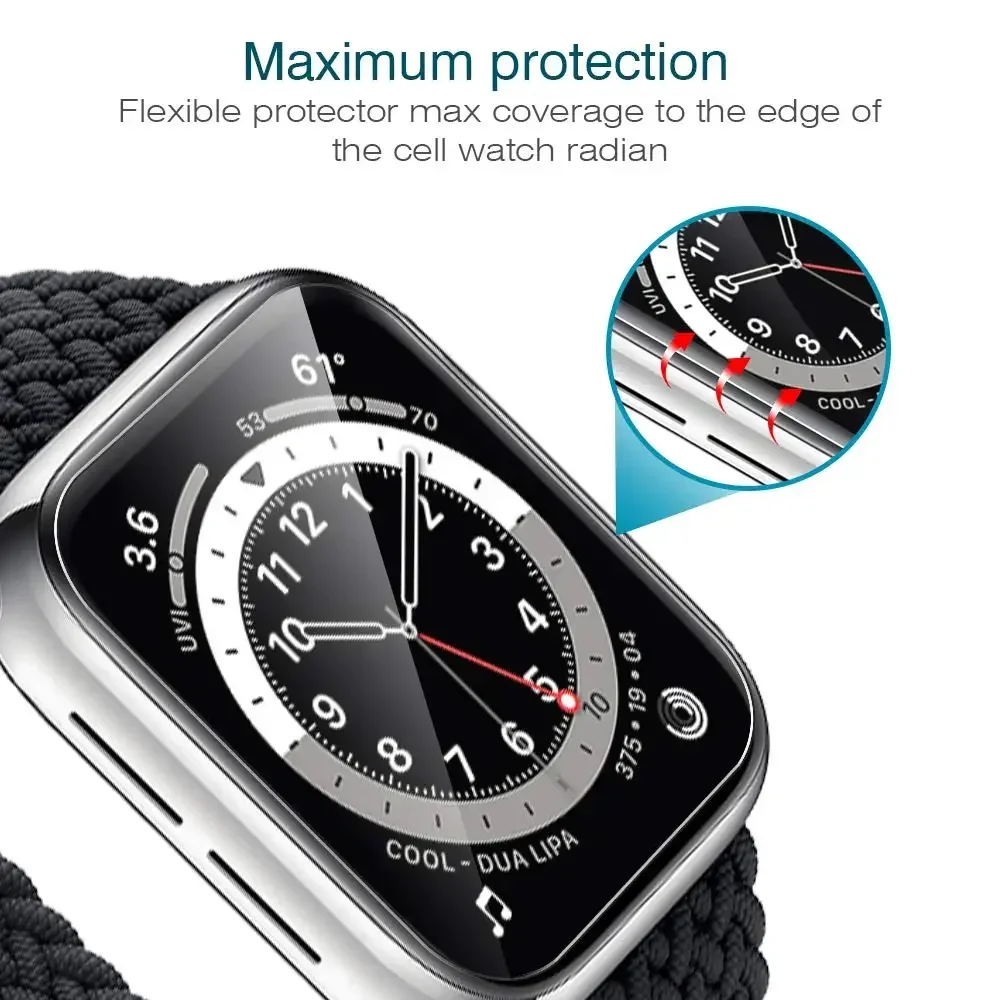 Protector de pantalla para Apple Watch Series Ultra 2, 9, 8, 7, 6, SE 4, accesorios para iwatch de 49mm, 44mm, 40mm, 45mm, 41mm
