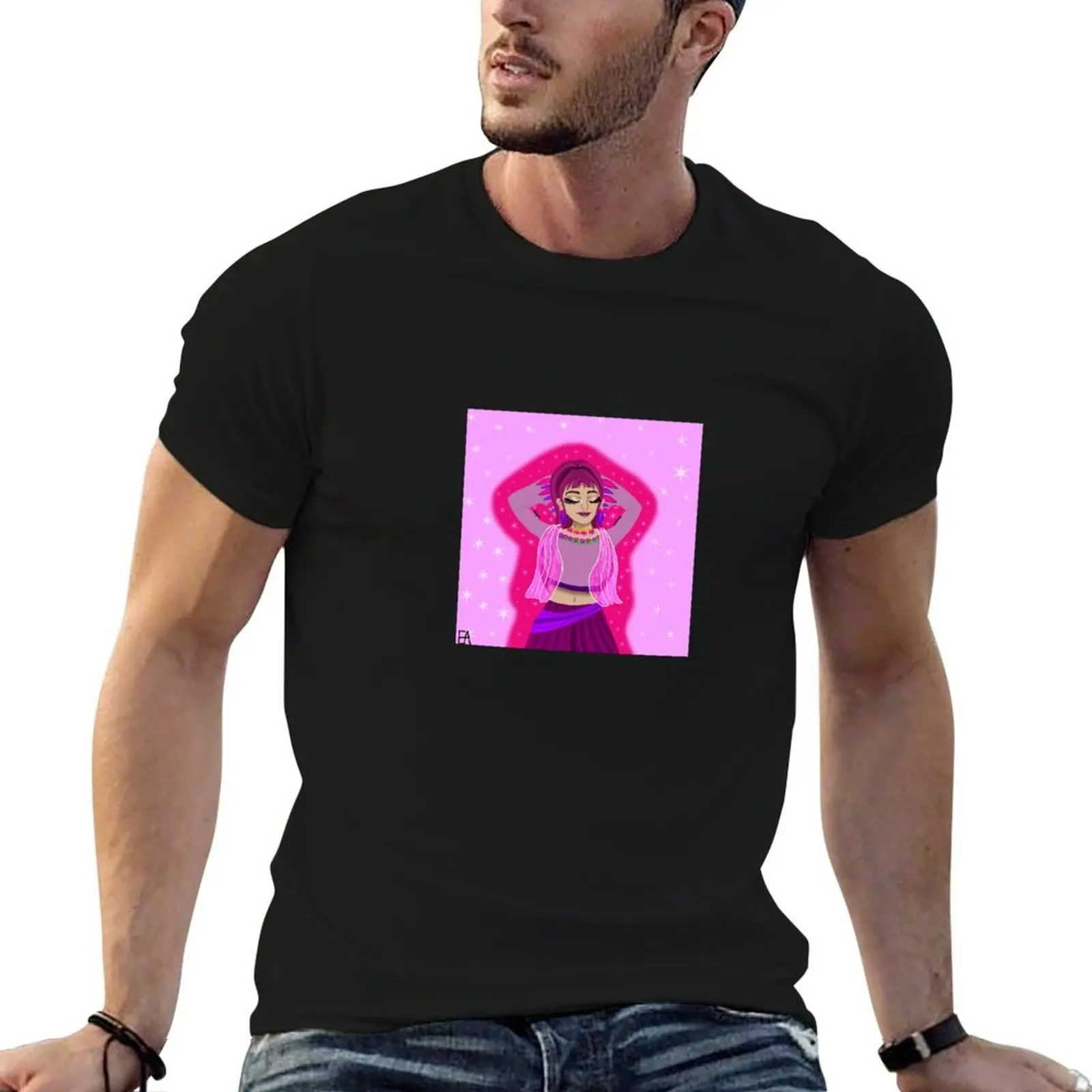 Cree/Mi’kmaq Megara (my friend Shelina) T-Shirt tshirts personalised blue archive mens graphic t-shirts