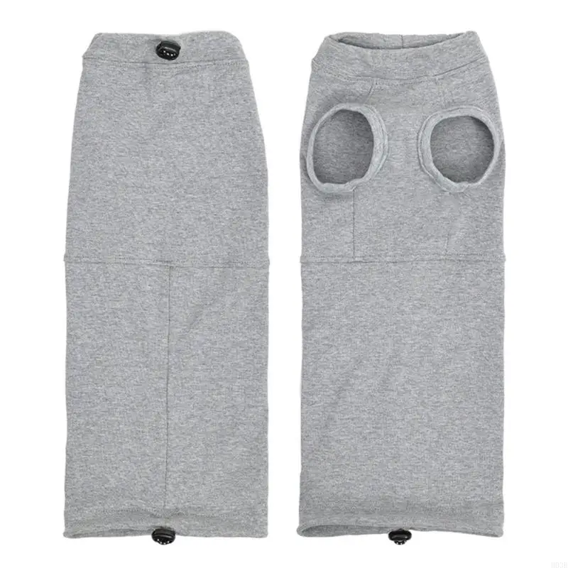 Cats Recovery Wear with Two Leg Openings and Body Coverage for Routine Wound Care, Everyday Resting and Movement B03E