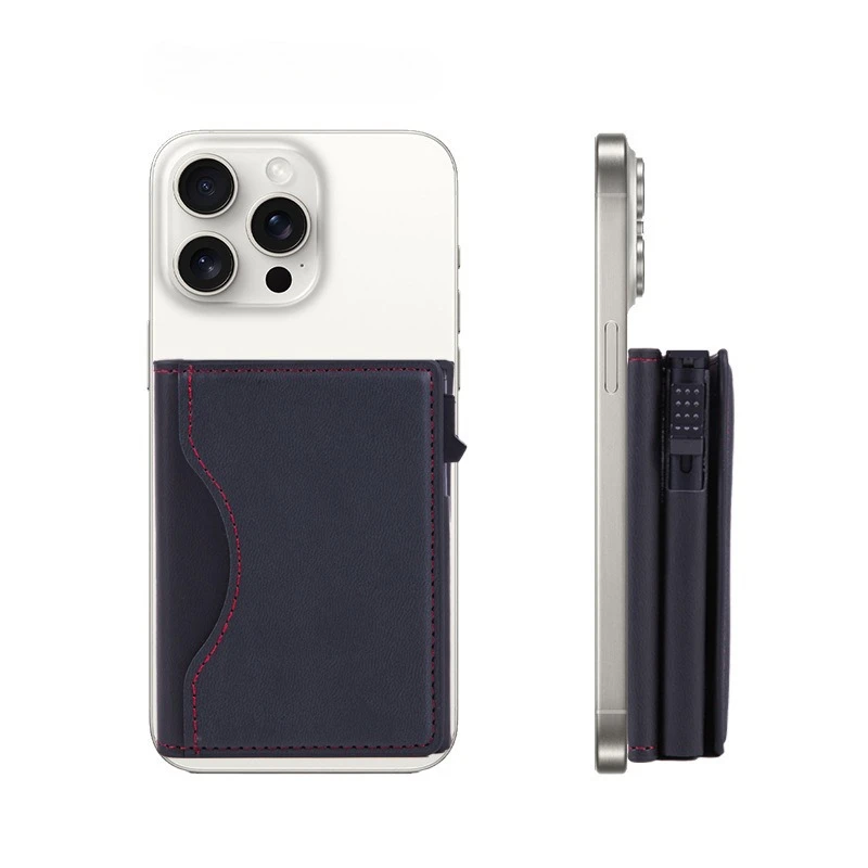 Per iPhone 16 15 Pro Max Custodia per Magsafe Portafoglio in pelle PU Forte magnetico per iPhone 16 15 14 Pro Porta carte Custodia per telefono