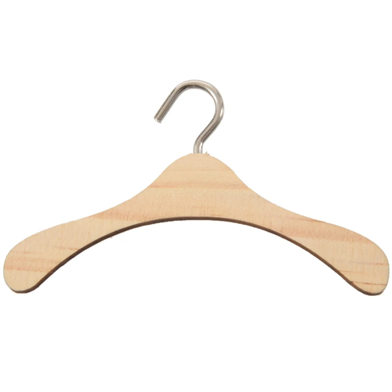 10pcs Wooden Hanger for 1/4 BJD Dolls