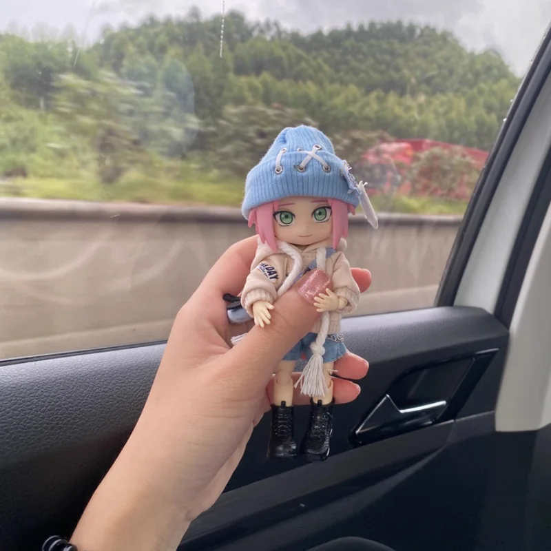 In Stock Haruno Sakura Ob11 Complete Doll 1/12 Scale Articulated Bjd Figure Kawaiii Collect Desktop Ornament Birthday Gift Toys