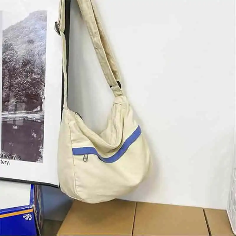 Lxb03 Canvas Messenger Bag Hobo Crossbody Tas Voor Vrouwen