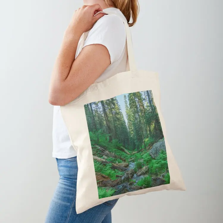 The pulling force of the green forest. Tote Bag