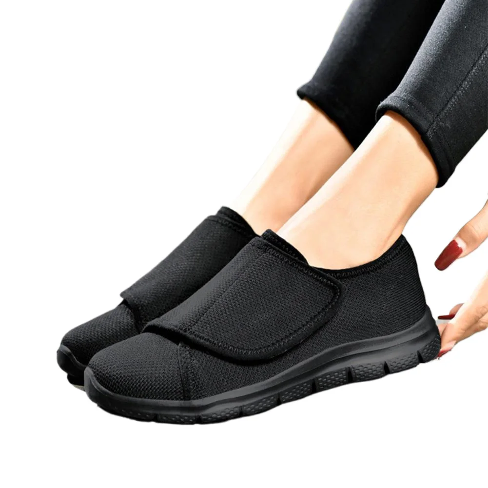

Men Women Diabetic Shoes Breathable Extra Wide Shoes Adjustable Closure Fashion Sneakers Lightweight for Elderly Swollen Feet