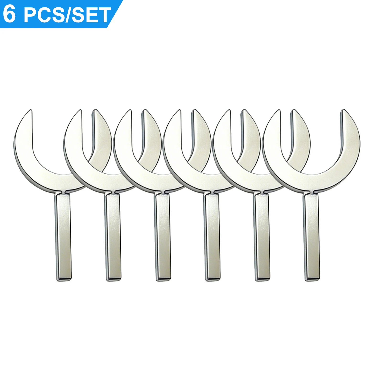 6pcs Metal Door Hinge Shim Sagging Alignment Pad Kit For Honda Civic Accord Toyota Corolla Camry RAV4 Nissan Altima Mazda 3