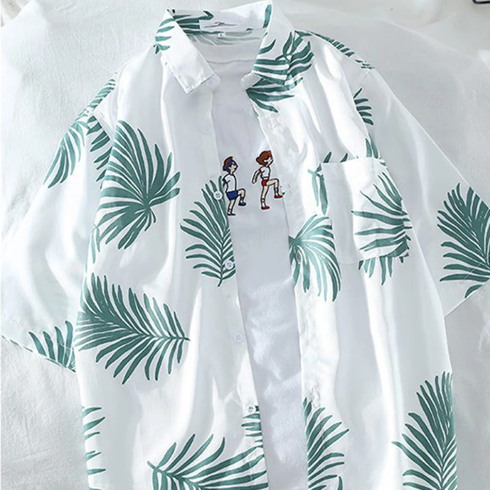 قميص شاطئ بأكمام قصيرة للرجال والنساء ، بلوزة كاجوال فضفاضة عتيقة للعطلات ، قمم للعطلات ، بيع التصفيات ، البيع بالجملة ، انخفاض الشحن