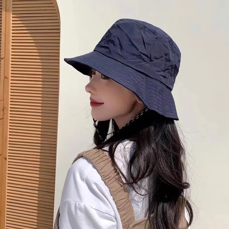 New Summer Sun Protection Waterproof Fisherman hat Bucket Hat Camping Hiking Cap With Storage Bag Anti-UV Sun Hat Mountaineering