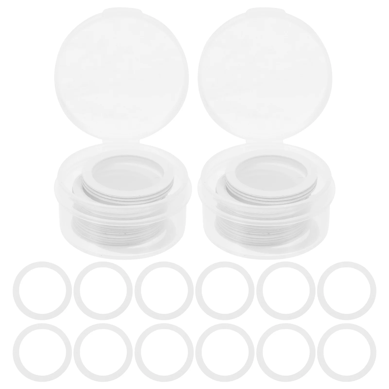 60 Pcs Diaphragm Dimo Kazoo Musical Instruments Pe Flute Diaphragms for Accessories