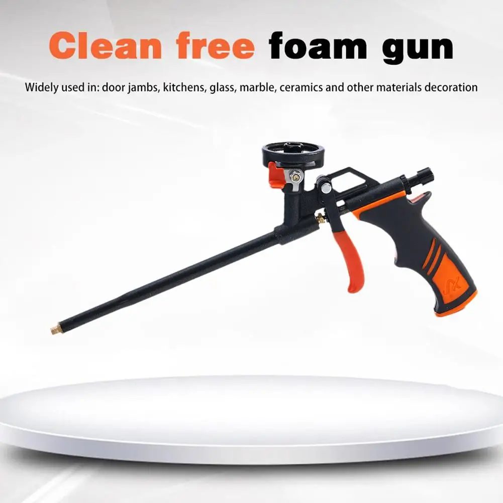 No-Clean Polyurethane Foam Gun, Expanding Foam Spray Gun, PU Foam Caulking Gun For Door Window Gap Filling Sealing Hand Tool