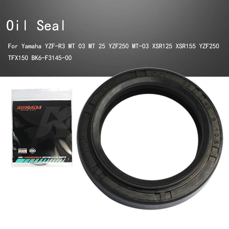 

KENADA Racing Fork Oil Seal For Yamaha YZF-R3 MT 03 MT 25 YZF250 MT-03 XSR125 XSR155 YZF250 TFX150 BK6-F3145-00