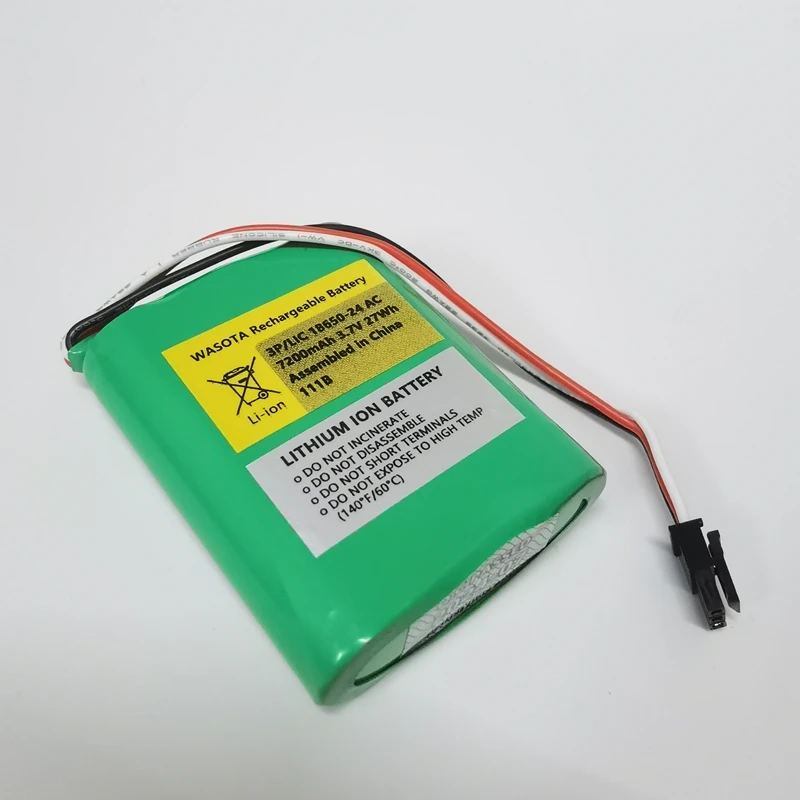 Imagem -02 - Bloco Recarregável da Bateria de Lítio 3p Lic 1865024 C.a. 7200mah 3.7v