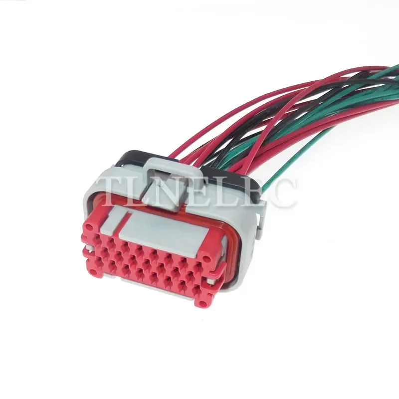 23 Pin Way Car Grey Tyco With Wires Automotive Waterproof AMP Sealed Connector With Crimp Terminals 770680-4