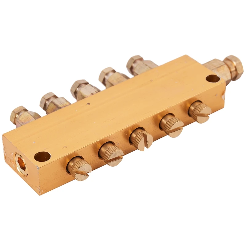 زيت تشحيم متعدد الزيوت متغير ، تنظيم ضغط الهواء ، مدخل 6 ، 4 Out ، موزع مكبس ، حديقة