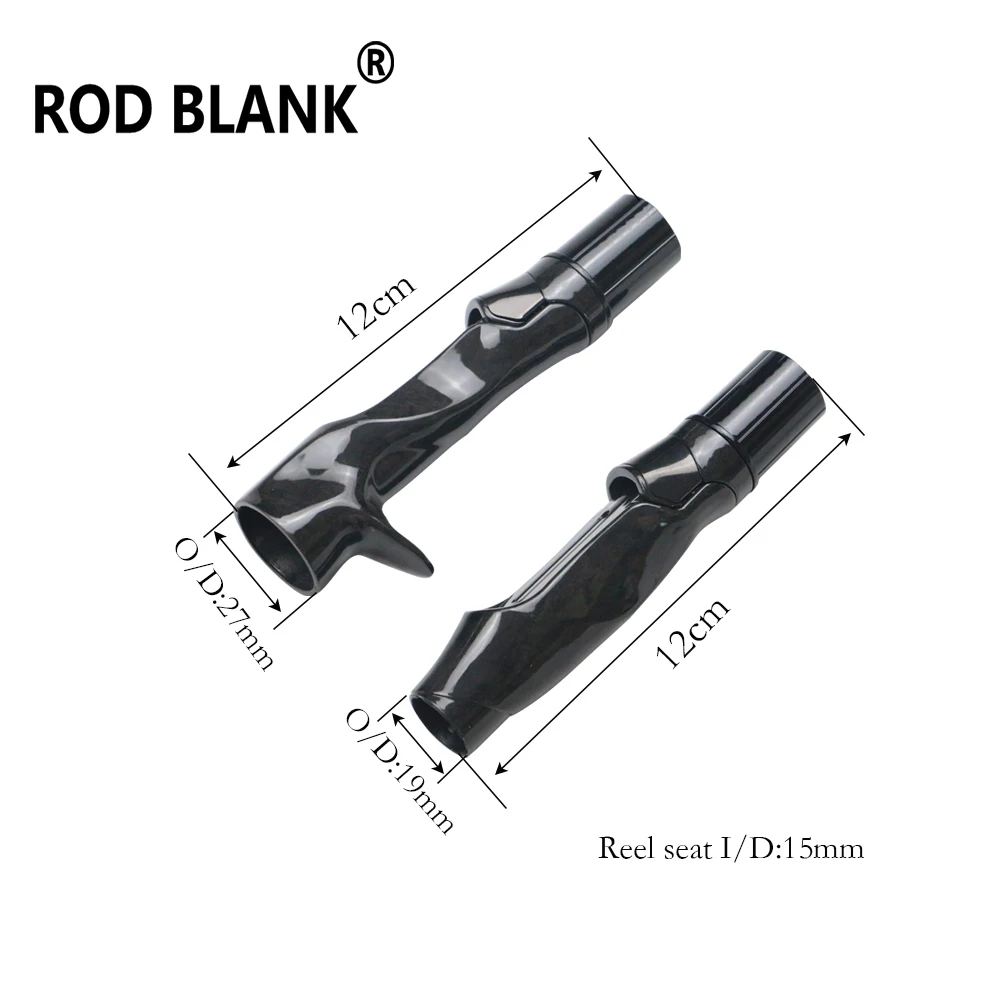 Rod Blank 1Pc New Carbon Fiber Reel Seat Spinning Casting Reel Seat Fishing Rod Building Component Rod DIY Repair Accessores