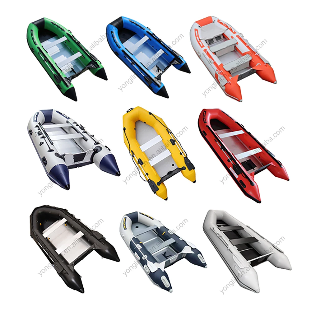 High Quality Folding Stable PVC Inflatable Sport Yacht Boat For Surfing And 6 Persons Water Sports & Recreation