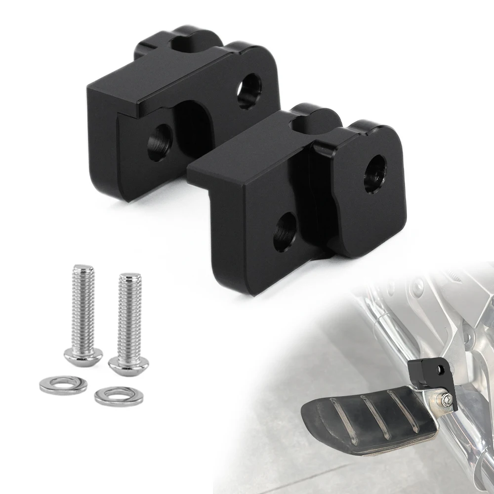 

For Honda GL1800 Gold Wing DCT/Tour/Tour Airbag DCT/Tour DCT Motorcycle Aluminum Rider Foot Pegs Front Footpeg Lowering Brackets