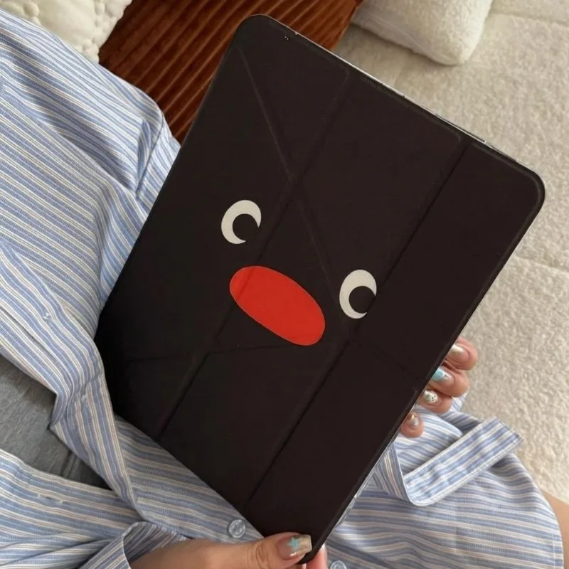 Penguin Shockproof 3+Y Fold Tablet Cover for IPad Pro 12 9 Case Mini6 8.3 10.9 10th 9.7 5/6th 10.2 7/8/9th Air3 10.5 A16 2025 11
