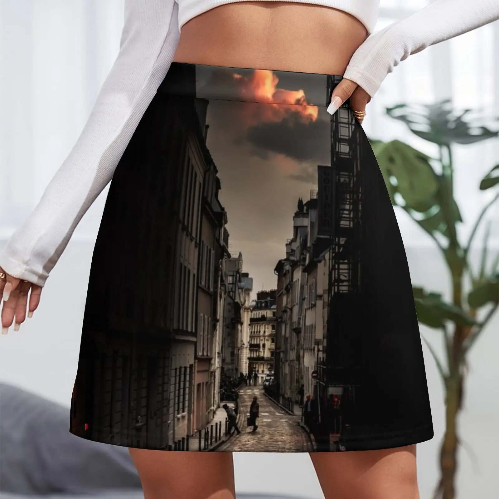 Red cloud in Paris (France) Mini Skirt midi skirt for women skirts for women new in dresses skirt skirt