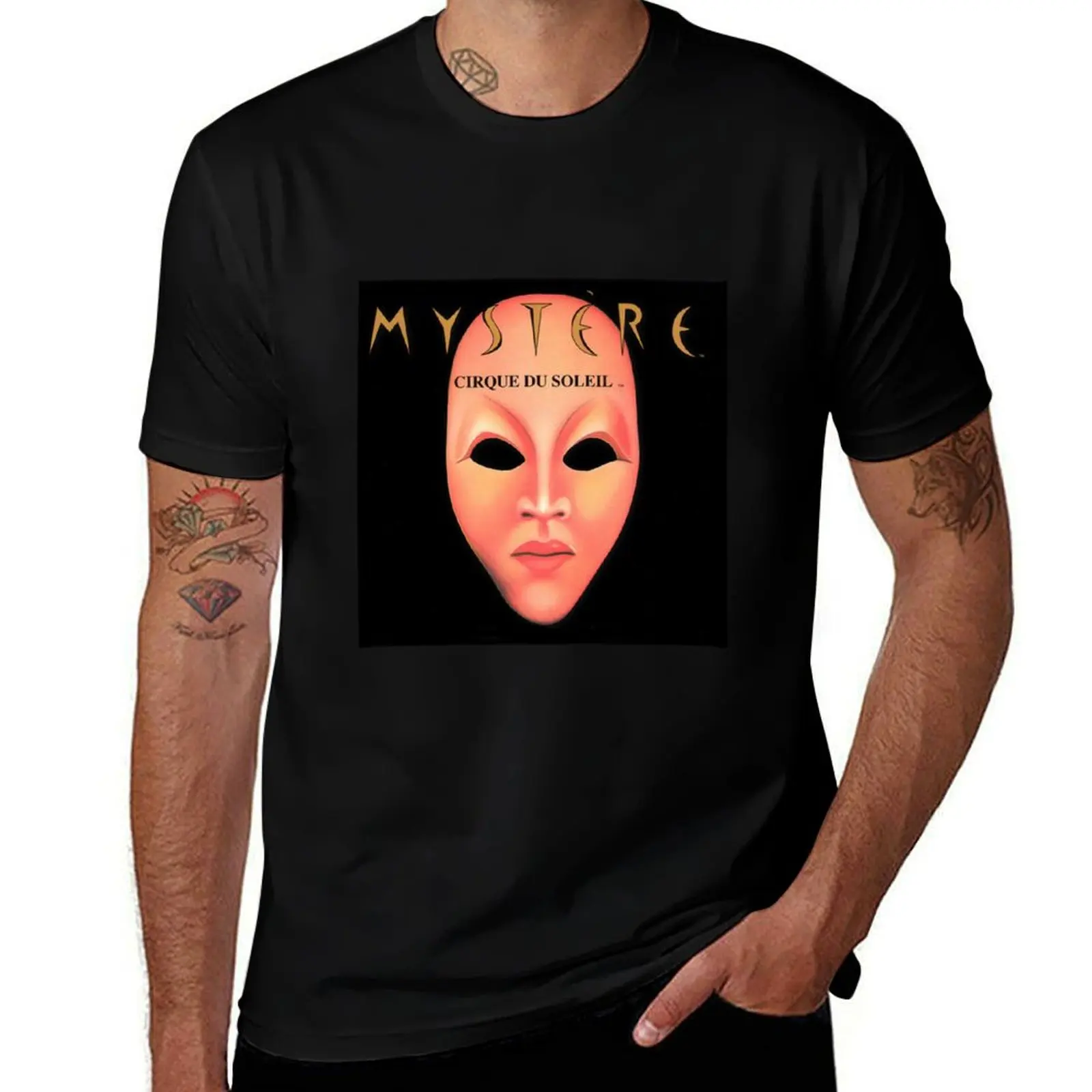 Mystere Cirque Du Soleil T-Shirt Gym Exercise Short Sleeve T-Shirt