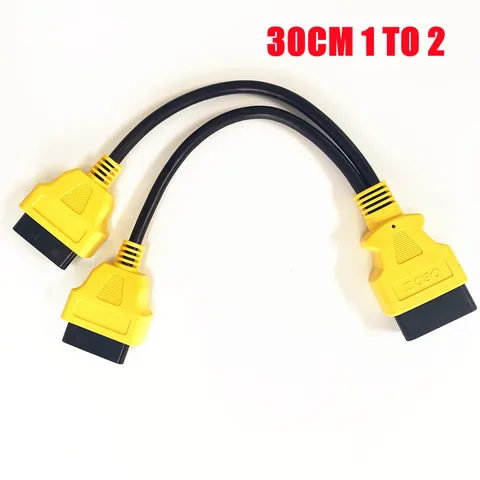Кабель-разветвитель OBD2, 16 контактов, 30 см, 1-2 дюйма