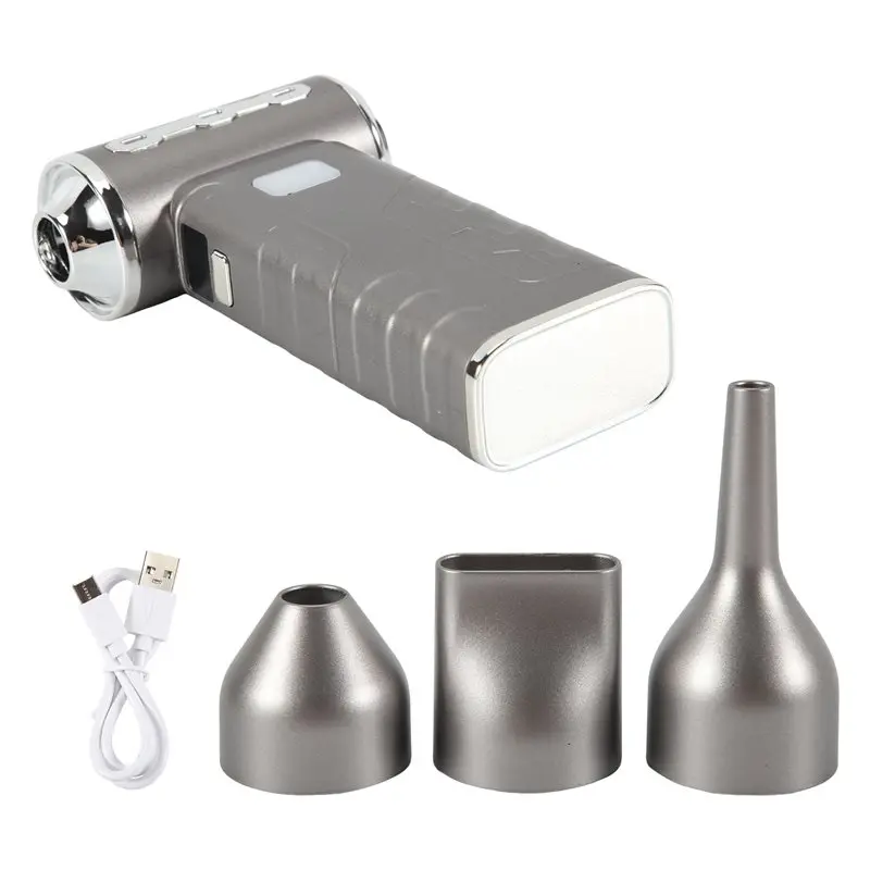 ABWZ-Cordless Paint Dryer With 3 Nozzles, 5 Speed Adjustments- Mini For Fluid Art& Acrylic Pouring Blower