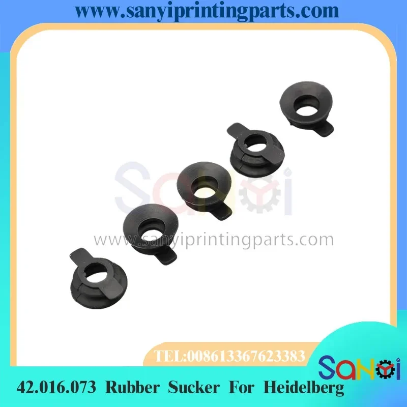 100 PCS Best Quality Heidelberg Black Rubber Sucker 42.016.073 For GTO46 GTO52 Printing Machine Parts