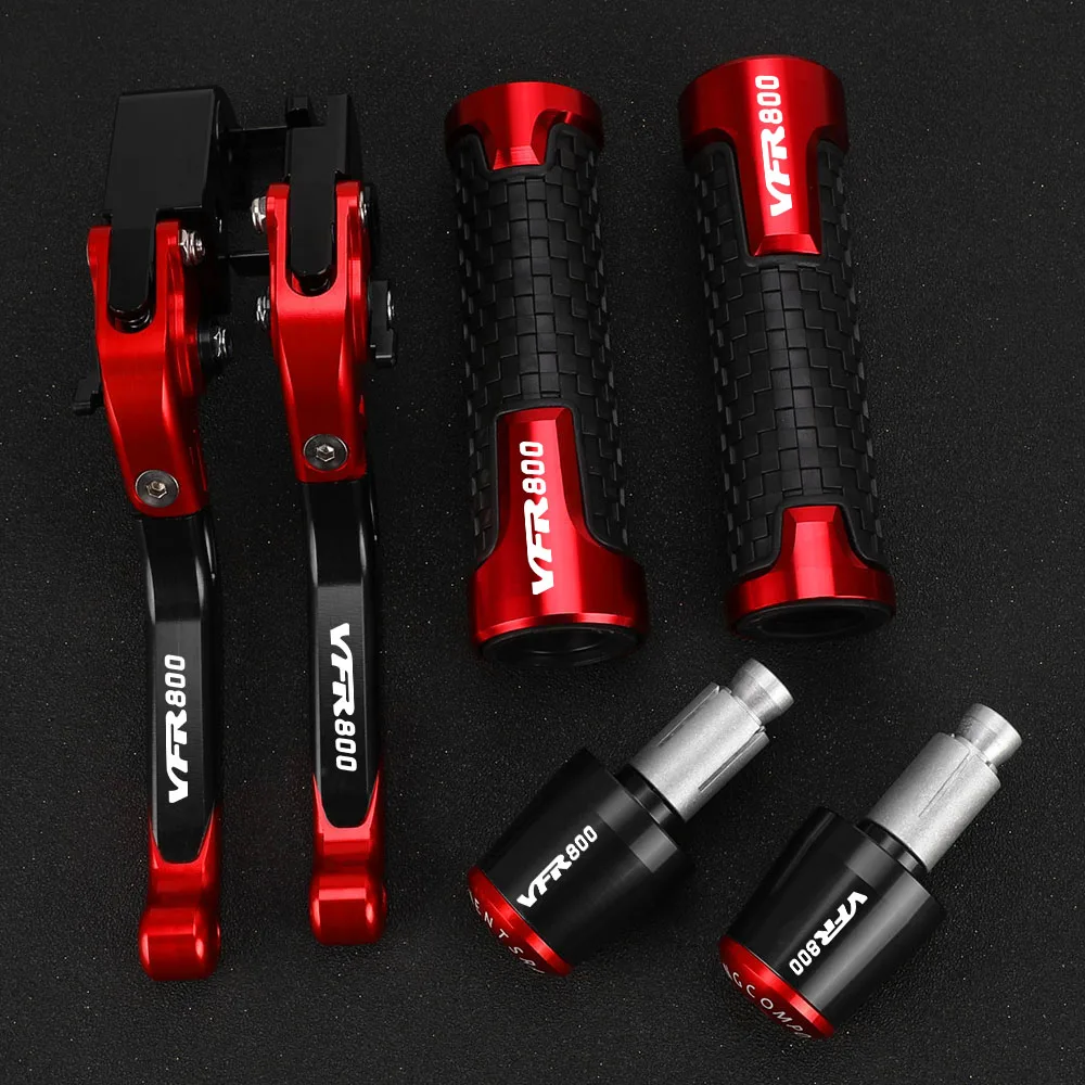 

2023 Moto Extendable Brake Clutch Levers Handlebar grips ends For HONDA VFR800 VTEC VFR 800 2002 2003 2004 2005 2006 2007 2008