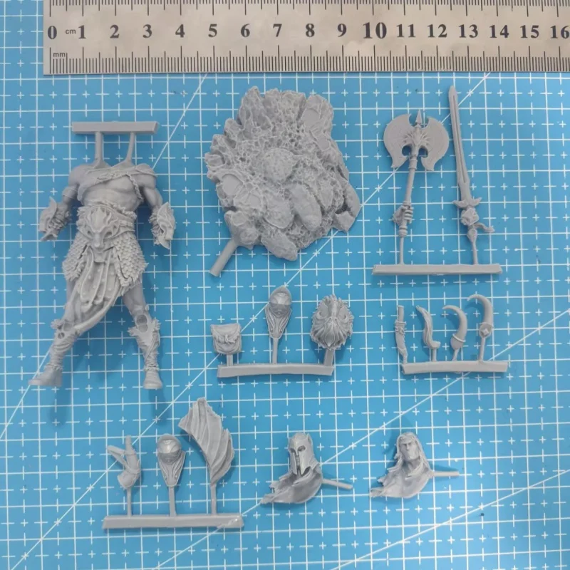 

Nordic Dragon Slayer 1/24 Scale Resin Figure Model Kit Assemble Miniatures Unassembled Unpainted Collecting Hobby Toys Gifts