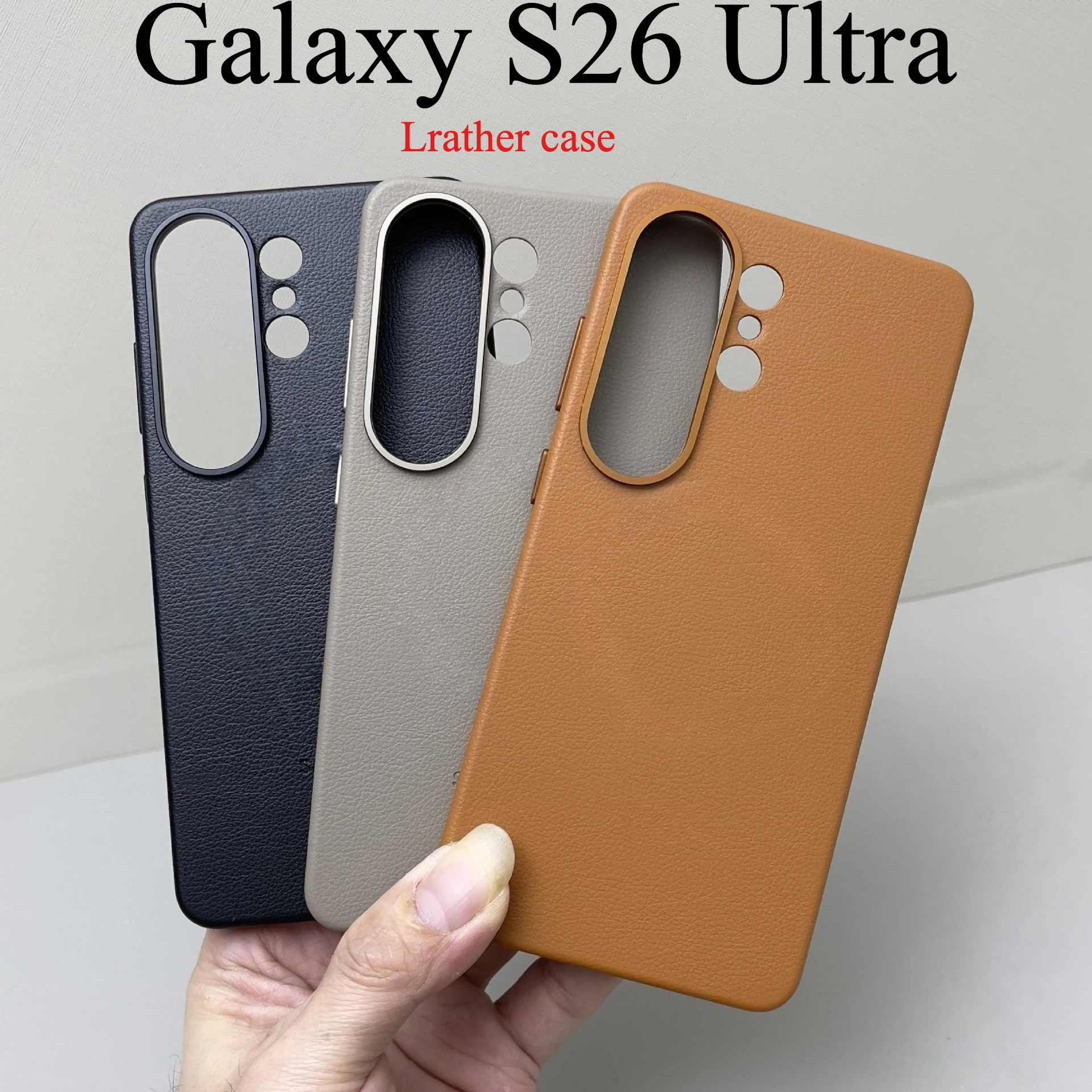 

Premium Business Official Magnetic Leather Case for Samsung Galaxy S26 Ultra S26 S25Ultra Wireless Charger Protect Cover Funda