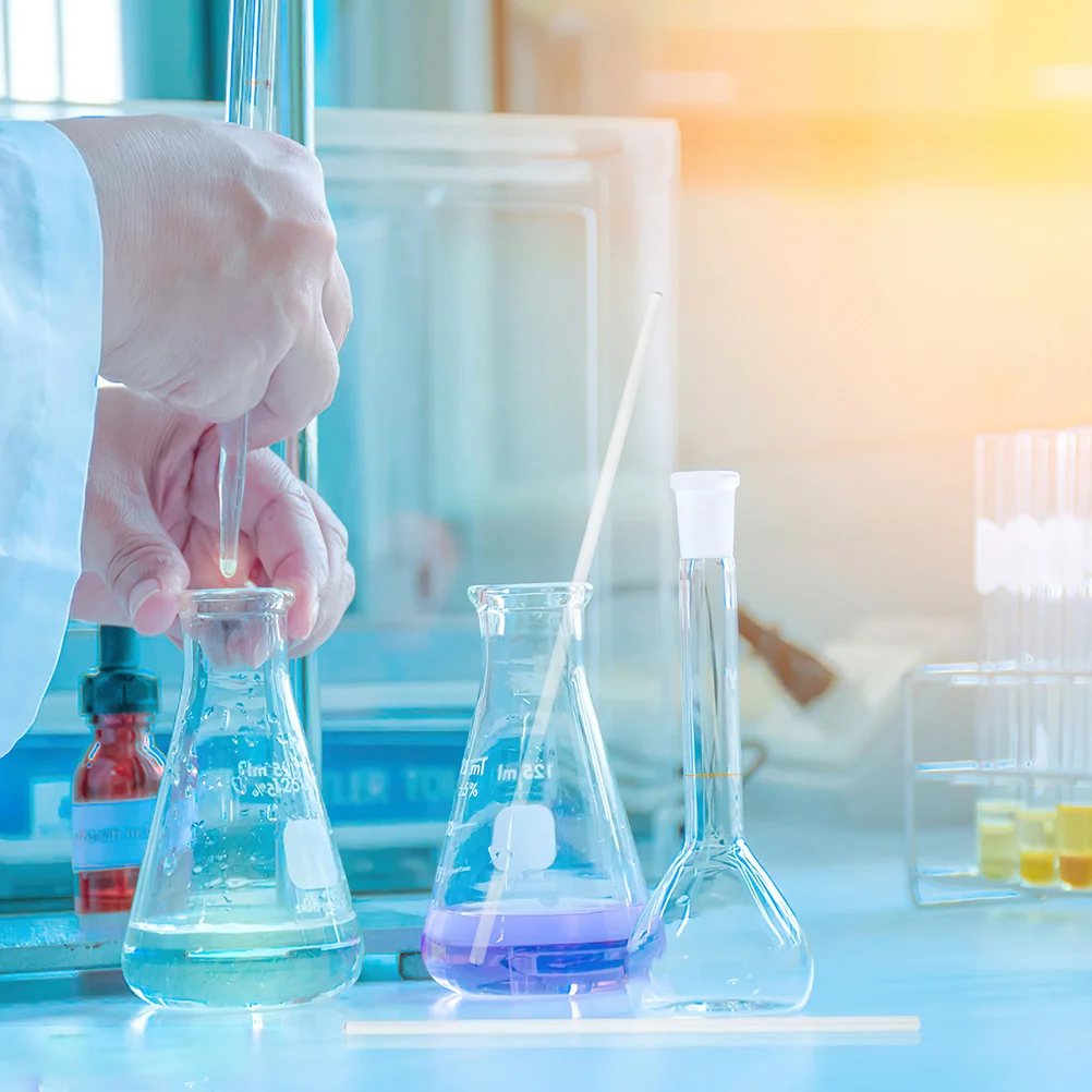 6 pezzi di agitazione da laboratorio con asta di agitazione, agitatore in vetro, agitatori, miscelazione fatta a mano