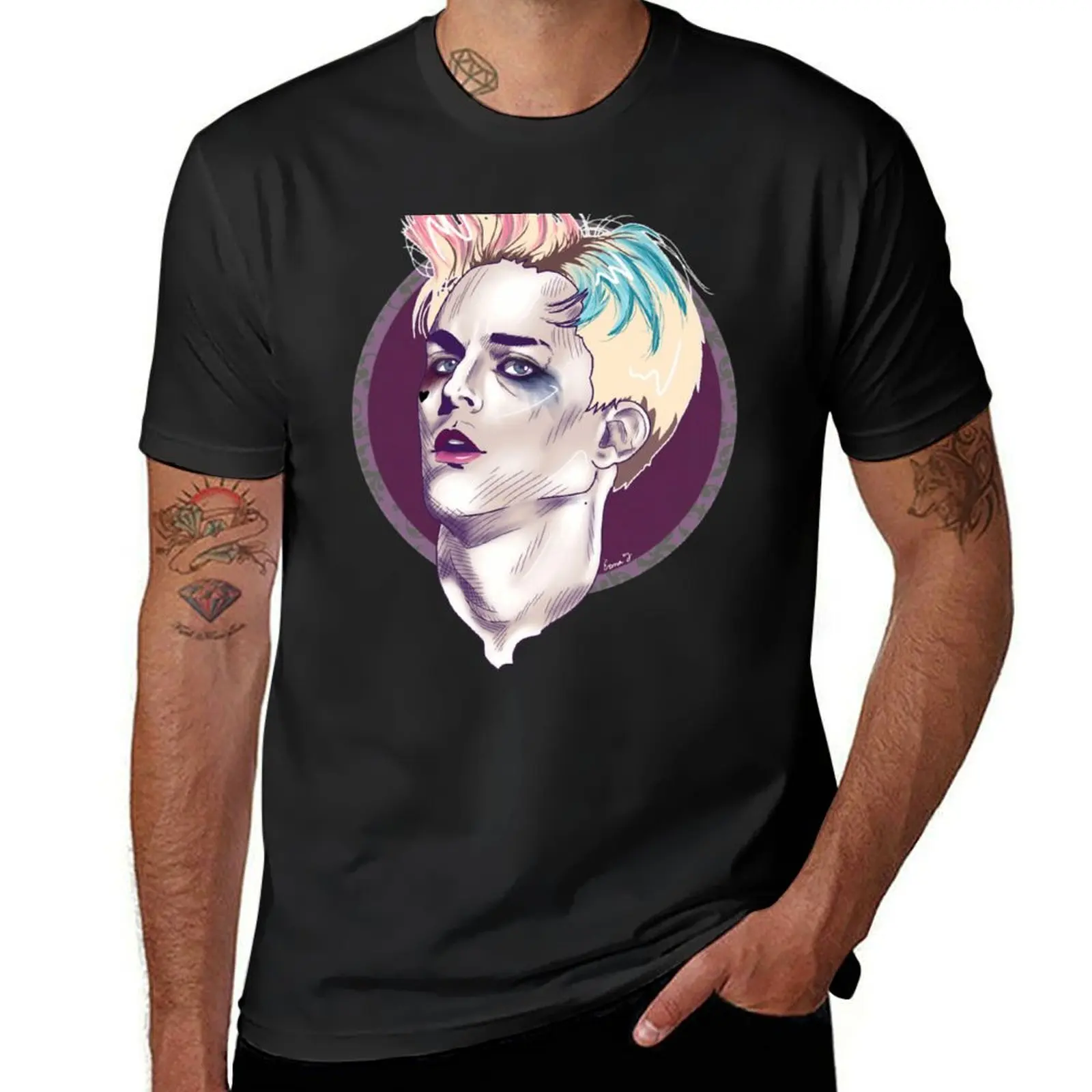 Dallon Weekes SS T-Shirt oversizeds anime blanks summer top heavy weight t shirts for men