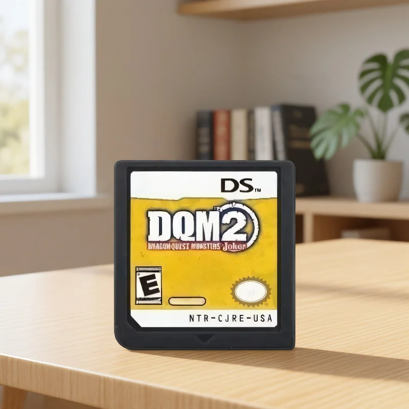NDS Game Cartridge,  Monster Joker, Heroes Rocket Slime, Game Card, Supports En, Fr, De, Es, It,Compatible with 3DS, NDS