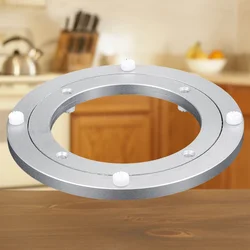 Aluminium Alloy Small Lazy Susan Turntable Dining Table Swivel Plate for Kitchen Furniture 14cm/20cm/25cm/30cm/35cm/39.5cm