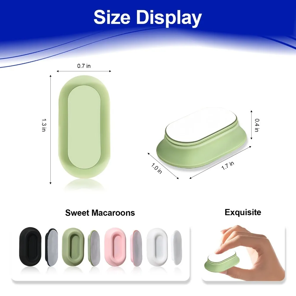 4pcs Magnetic Remote Control Holder Strong Self-Adhesive Wall Mount Bracket TV Conditioner Remotes Universal Household Organizer