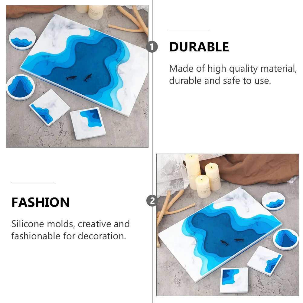 

1Pcs Silicone Cup Mat Molds DIY Manual Mold Flexible Material Different Colors Creativity Homemade Crafts Silicone Mould