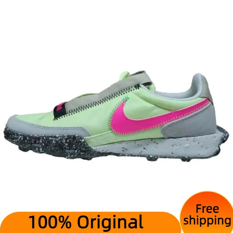 

Nike Waffle Racer Crater Barely Volt Women's Sneakers shoes CT1983-700 With Original Box