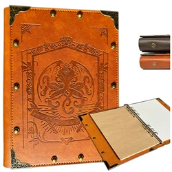 DND Dragon Journal A5 Notebook,Unique 400 Page for Dungeons and Dragons/D&D, Great RPG Accessories Nerdy Gifts