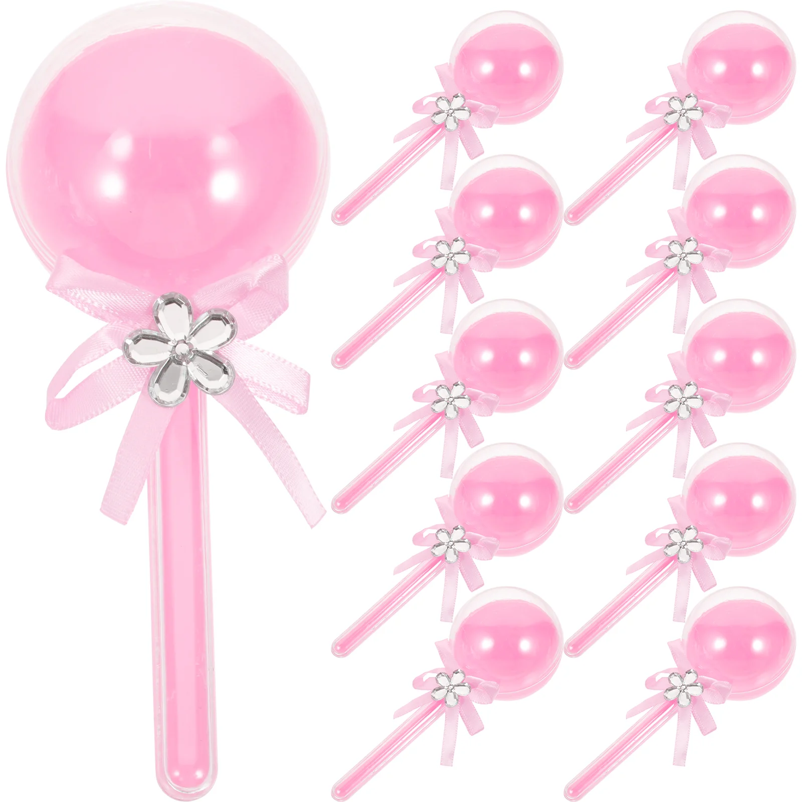 

12 Pcs Fairy Stick Candy Box Case Gifts Packing Party Container Lollipop-Shaped Jewelry Boxes Polyester Festival Baby Christmas