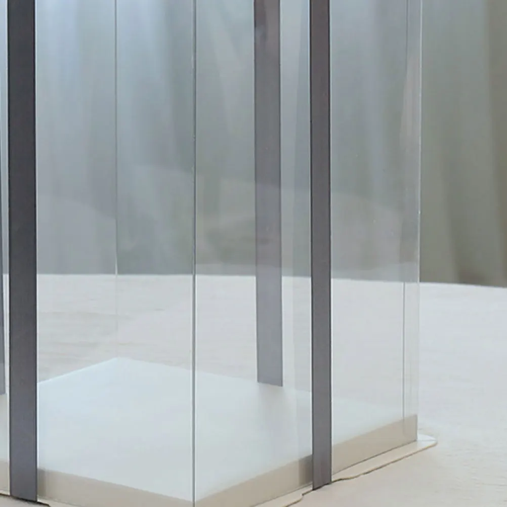 

Cake Box Clear Bakery Boxes Storage Container Gable Gift with Lids Carrier Mini Reusable Pastry Containers Transparent Cakes